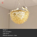GobekUsa Bird's Nest LED Pendant Light for Dining Room, Cafe, Bar, Restaurant Decor