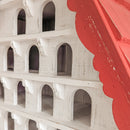 Red Roof Multi Tiered Functional Birdhouse by Decor Steals