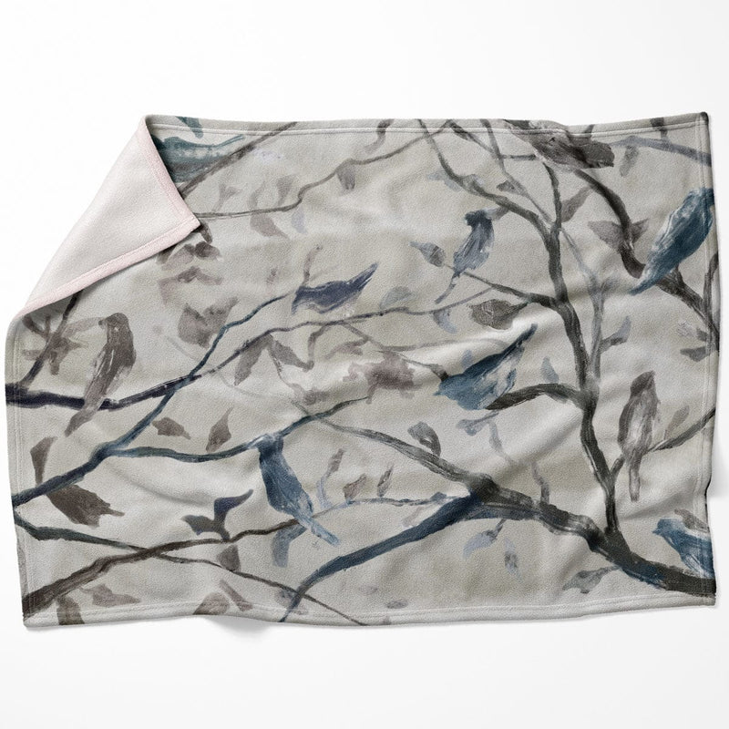 Birds and Branches Blanket