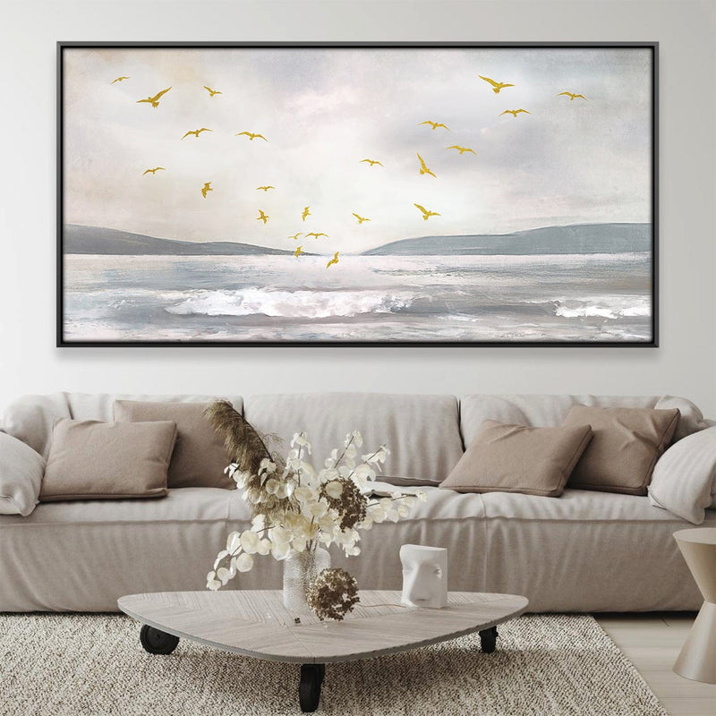 Birds by the Sea Canvas