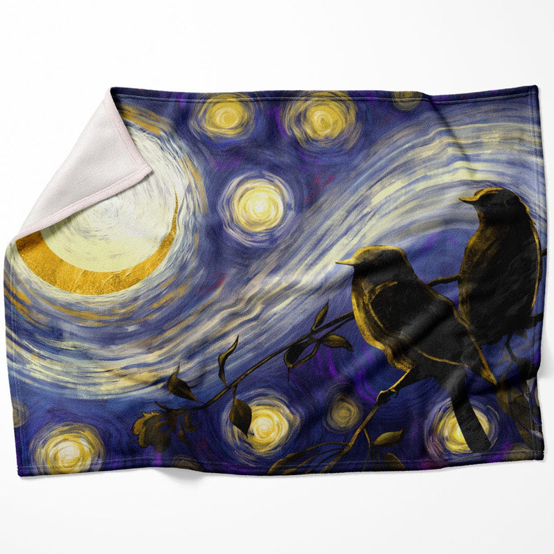 Birds in the Night Blanket