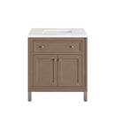 James Martin Chicago 30" Single Bathroom Vanity, Walnut Whisper