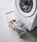 Rolling Wire Basket (14.8" H)  - Steel