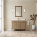 James Martin Kinnsden 48" Single Bathroom Vanity, Weathered Oak