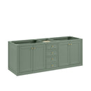 James Martin Chicago 72" Double Bathroom Vanity, Smokey Celadon