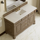 James Martin Brookfield 60" Single Bathroom Vanity, Pecan