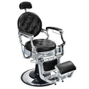 Vintage Barber Chair with Adjustable Height and Headrest by LJGDeals