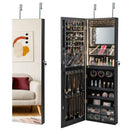 Wall Mounted Jewelry Cabinet with 3-Color Lights by LJGDeals