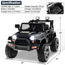 12V Kids Ride On Truck with Remote Control and Headlights by LJGDeals