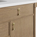 James Martin Kinnsden 48" Single Bathroom Vanity, Weathered Oak
