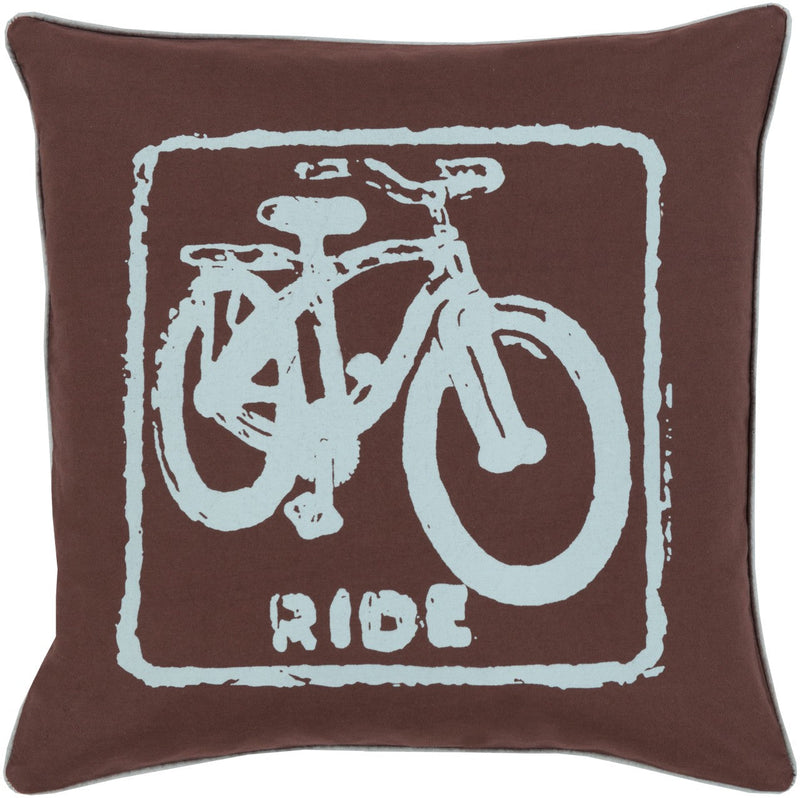 Beersel Dark Brown Pillow Cover