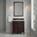James Martin Brittany 30" Single Bathroom Vanity, Burnished Mahogany