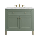 James Martin Chicago 36" Single Bathroom Vanity, Smokey Celadon