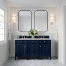 James Martin Brittany 60" Double Bathroom Vanity, Victory Blue