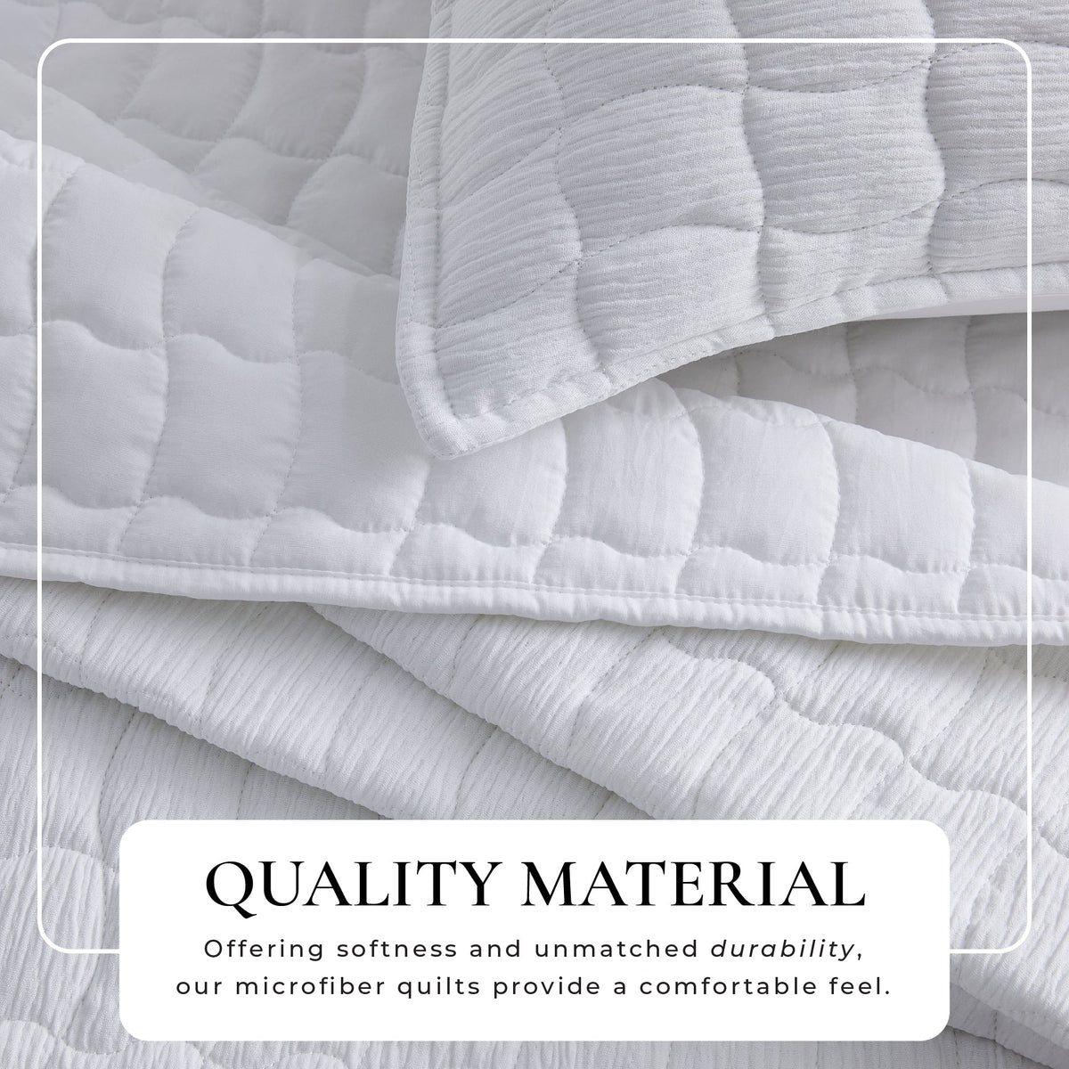 Gauze Quilt Set - Wave Stitch Collection, photo 2 of 12