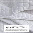 Gauze Quilt Set - Wave Stitch Collection by Great Bay Home
