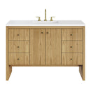 James Martin Hudson 48" Single Bathroom Vanity, Light Natural Oak