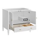 James Martin Myrrin 36" Single Bathroom Vanity, Bright White