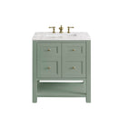 James Martin Breckenridge 30" Single Bathroom Vanity, Smokey Celadon