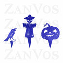 Halloween Yard Stakes (3 Pack) by ZanVos