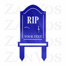 Tombstone Monogram Yard Stake