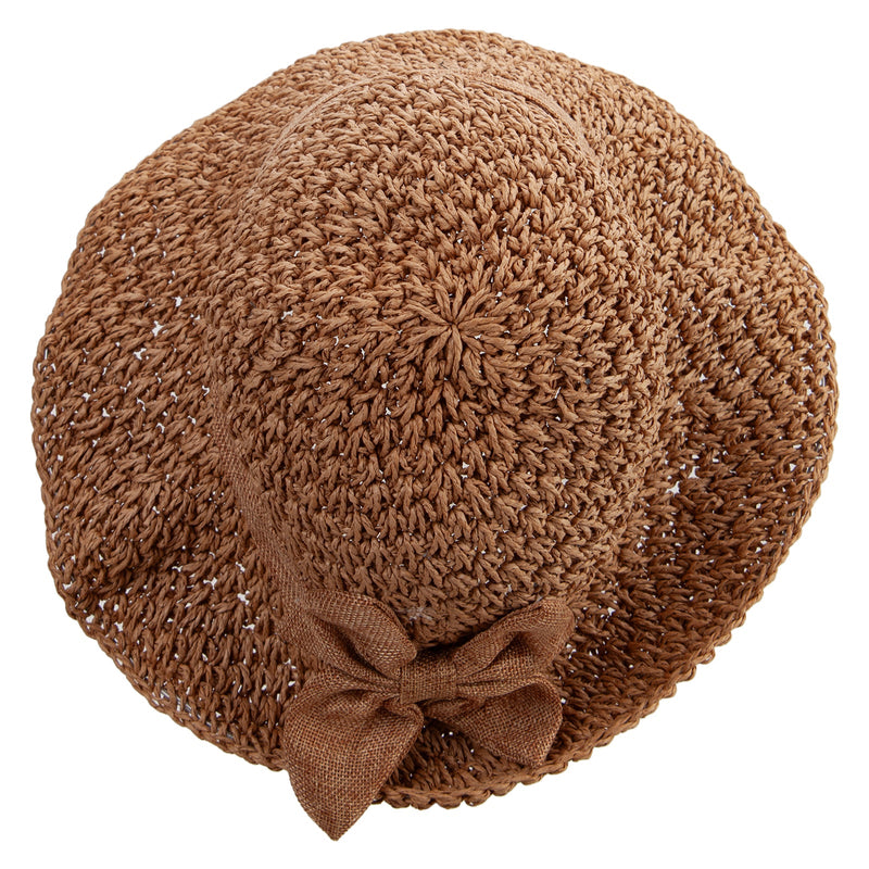 Women's 3.5 Brim Burlap Trim Bucket Hat