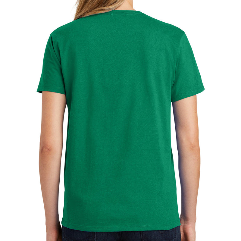 Ladies Big Size Port & Company Soft Spun Cotton Essential T-Shirt