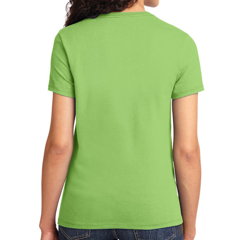 Ladies Big Size Port & Company Soft Spun Cotton Essential T-Shirt