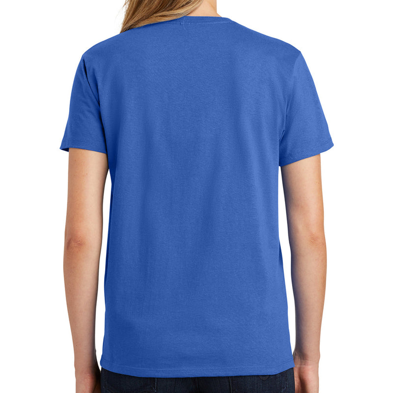 Ladies Big Size Port & Company Soft Spun Cotton Essential T-Shirt