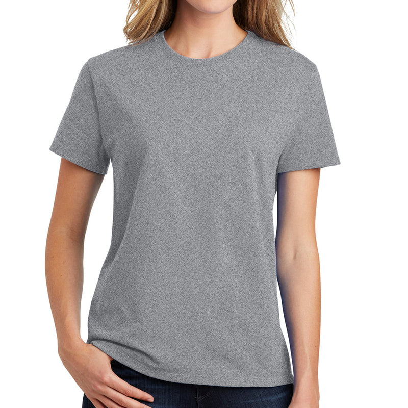 Ladies Big Size Port & Company Soft Spun Cotton Essential T-Shirt
