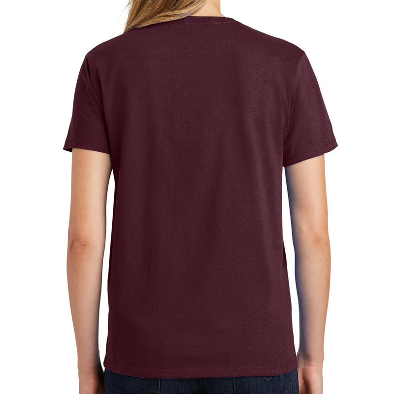 Ladies Big Size Port & Company Soft Spun Cotton Essential T-Shirt