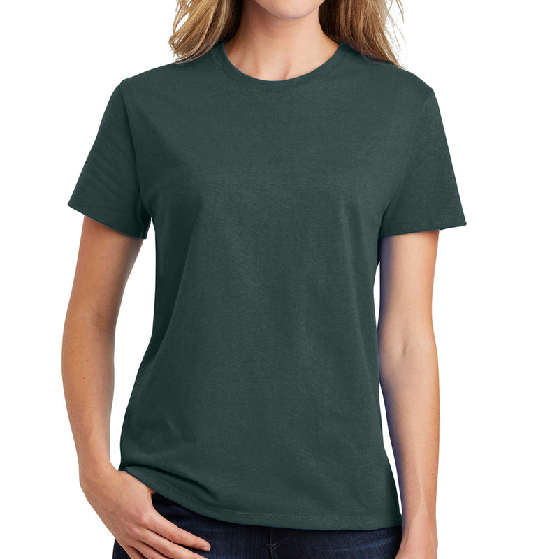 Ladies Big Size Port & Company Soft Spun Cotton Essential T-Shirt