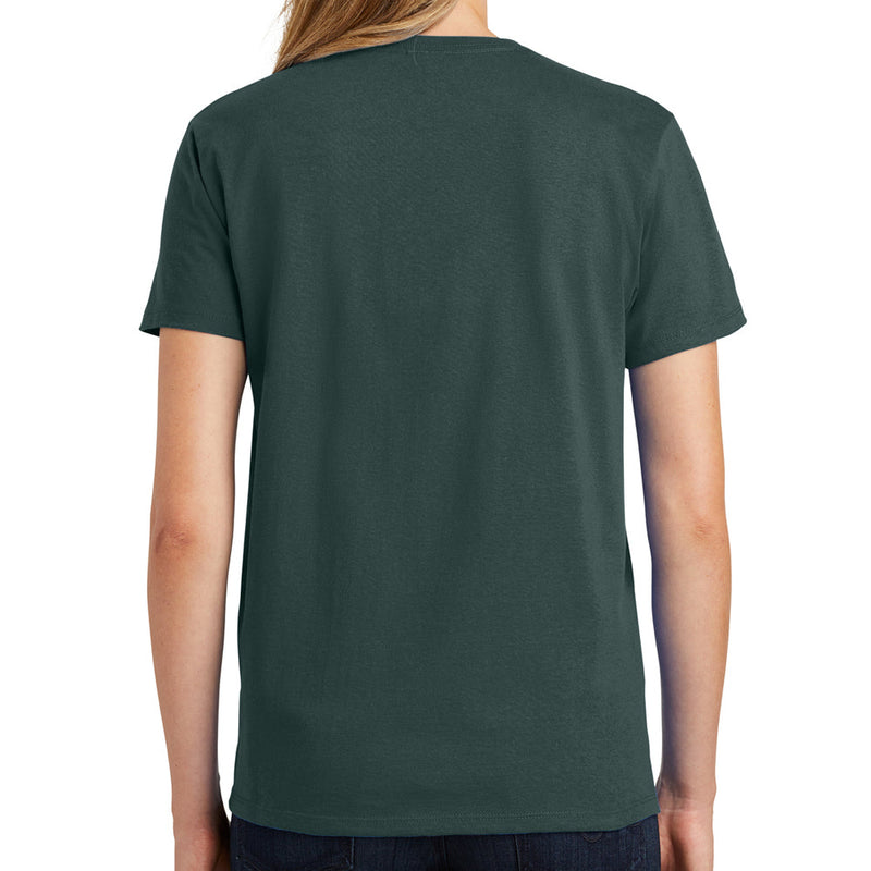 Ladies Big Size Port & Company Soft Spun Cotton Essential T-Shirt
