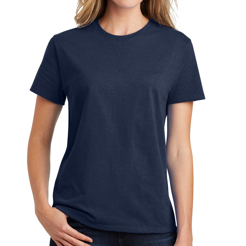 Ladies Big Size Port & Company Soft Spun Cotton Essential T-Shirt