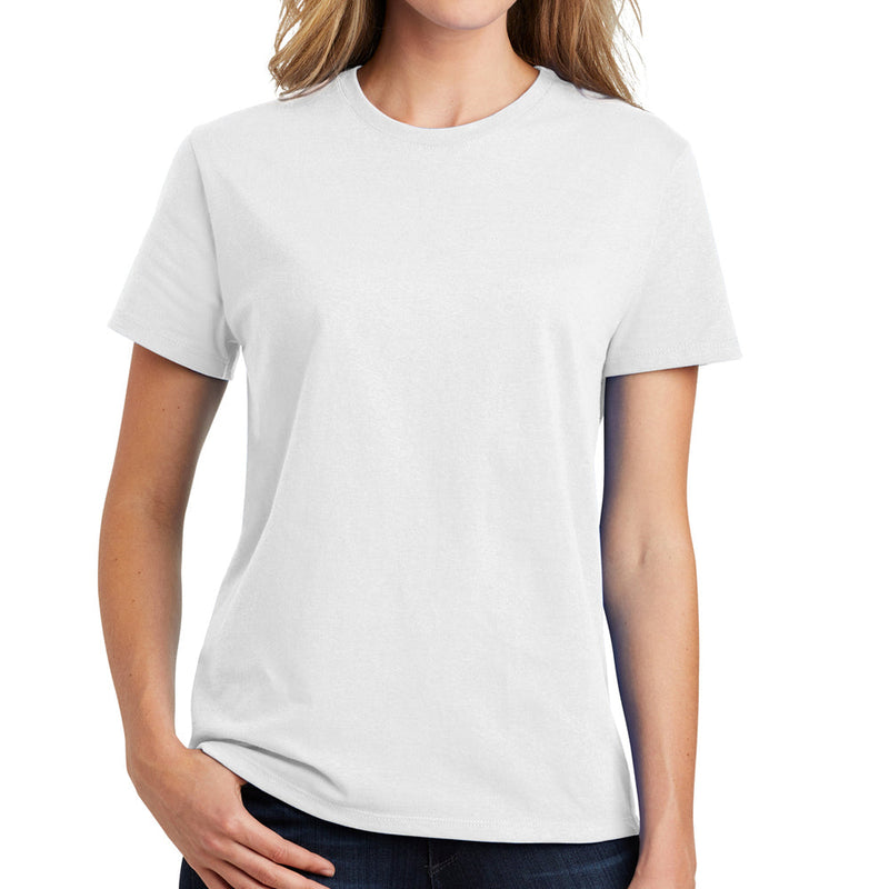 Ladies Big Size Port & Company Soft Spun Cotton Essential T-Shirt