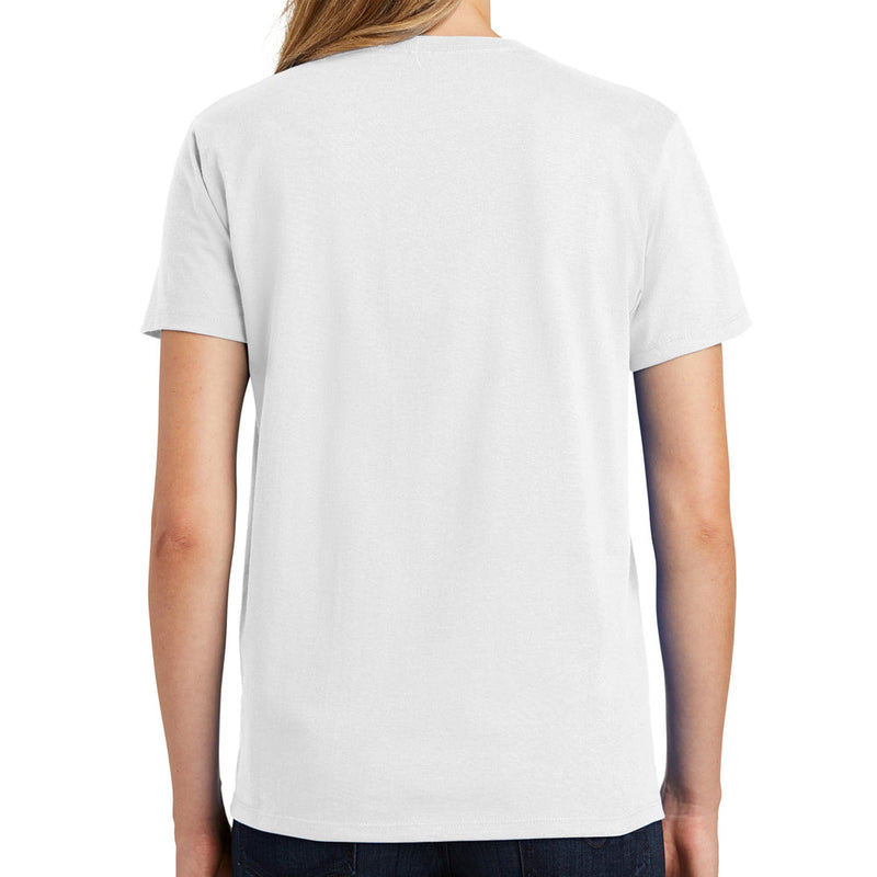 Ladies Big Size Port & Company Soft Spun Cotton Essential T-Shirt
