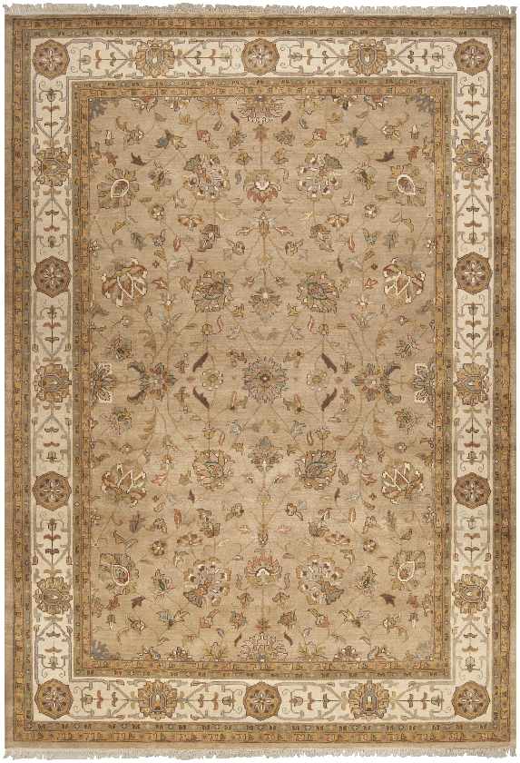 Bowers Traditional Brown/Beige Area Rug