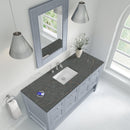 James Martin Breckenridge 60" Single Bathroom Vanity, Serenity Blue