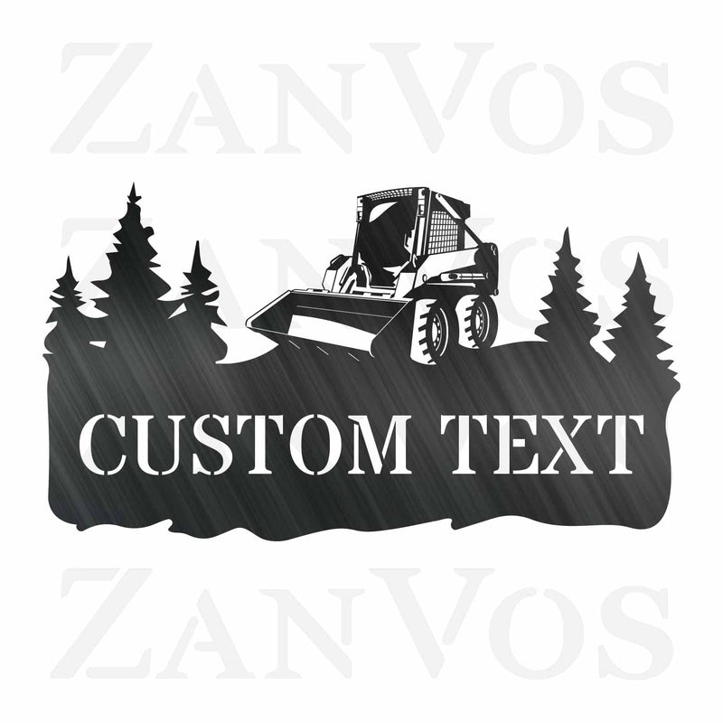 Skid Steer Tree Monogram