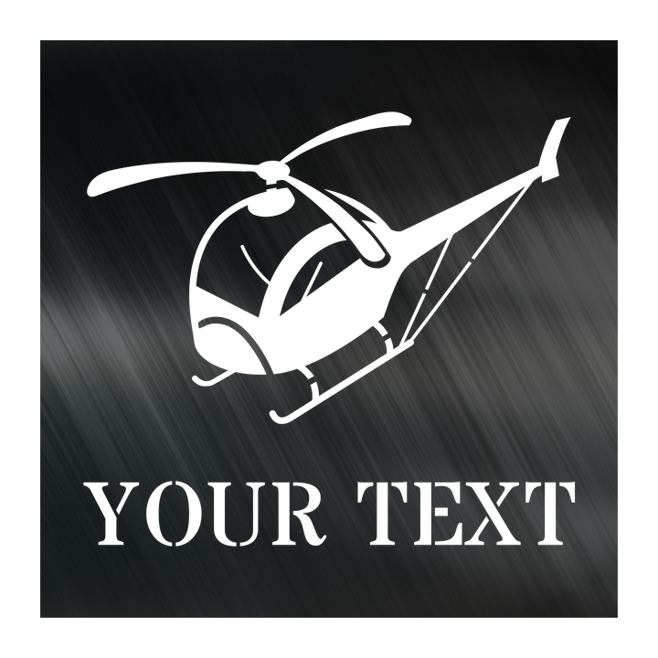 Helicopter Monogram