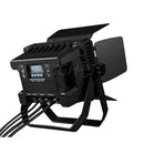 GobekUsa 24x18W RGBWA UV LED Wall Wash Flood Light with Barn Doors