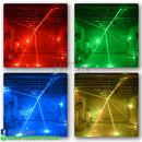 GobekUsa 12X10W 3-Head Moving Head Light with RGG Laser - Perfect for Events!