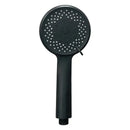 Black 5-mode adjustable high pressure shower head for bathroom by Decorbites