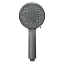 Black 5-mode adjustable high pressure shower head for bathroom by Decorbites