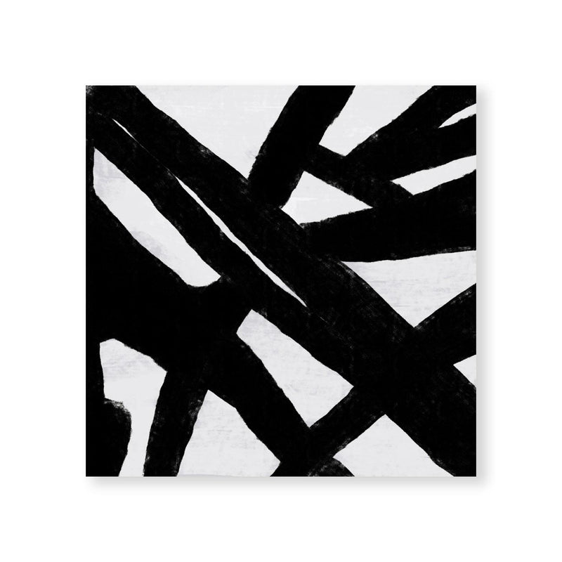 Black Abstracted Canvas