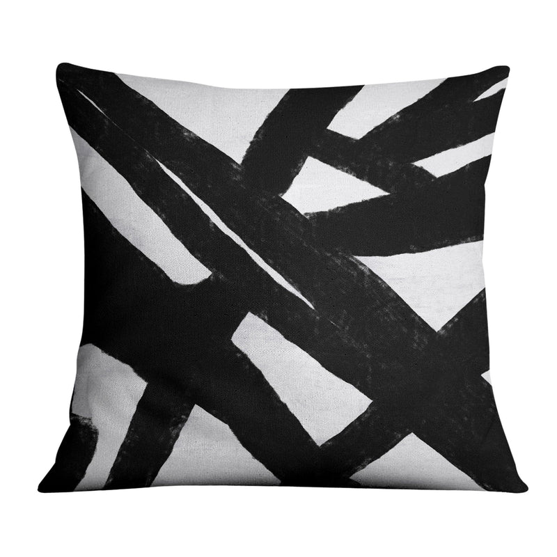 Black Abstracted Cushion