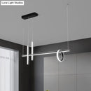 GobekUsa Black Acrylic LED Island Pendant Light