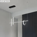 GobekUsa Black Acrylic LED Island Pendant Light