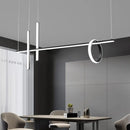 GobekUsa Black Acrylic LED Island Pendant Light