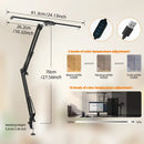GobekUsa Double Head LED USB Table Lamp – Stepless Dimmable for Office, Study, Reading